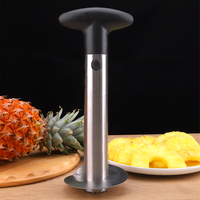 Pelador de Piña de Alta Resistencia, Herramienta para Descorazonar y Rebanar Piñas