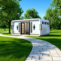 Toilettes mobiles en acier portables d'extérieur, chasse d'eau manuelle, pour parc panoramique, usage rural, usage sec, luxe, public