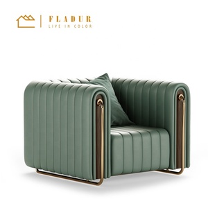 Dessins de tissu de Tapisserie D'ameublement En Métal en acier inoxydable jambes avec repose-<span class=keywords><strong>tête</strong></span> unique <span class=keywords><strong>canapé</strong></span> chaise unique siège <span class=keywords><strong>canapé</strong></span> <span class=keywords><strong>pour</strong></span> Salon - Product Image 1