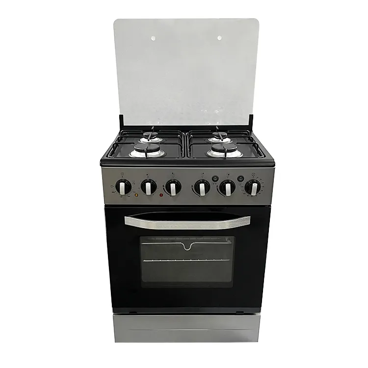 Cuisinire Grand Gaziniere Vier Brander 6060 Vrijstaand Fornuis Gasfornuis Broodrooster Met Ovens