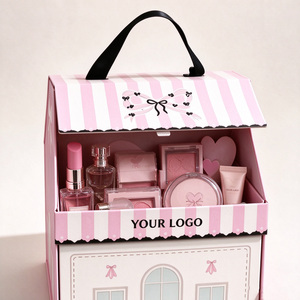 Nouvelle boîte cadeau design avec tiroir <span class=keywords><strong>à</strong></span> fermeture magnétique, boîte <span class=keywords><strong>à</strong></span> cosmétiques avec poignée pour anniversaire, baby shower, cadeau de remerciement - Product Image 2