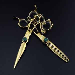 6,0-Zoll Nepson Goldenes Friseurset mit Scharfer Klinge: Haarschere, Flachschere, Effilierschere, Ausdünnungsschere - Product Image 4