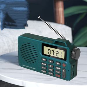 Radio Digital AM/FM Recargable W1112 con Grabadora de Voz, Reproductor MP3 y Pantalla LCD - Product Image 2