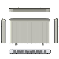 Thermostat numérique à double protection contre la surchauffe Pierre céramique à inertie Convecteur à coque en alliage d'aluminium extrudé Panneau de chauffage