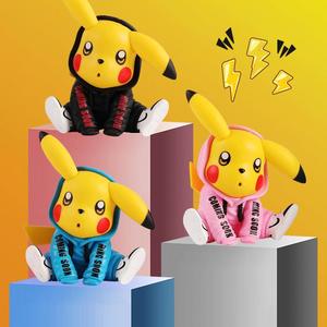 Anime Pikachu Ornaments Solid <span class=keywords><strong>Action</strong></span> Figure Car <span class=keywords><strong>Air</strong></span> Outlet Vent Perfume <span class=keywords><strong>Air</strong></span> Freshener Decor Auto Internal Accessories Cartoon - Product Image 4