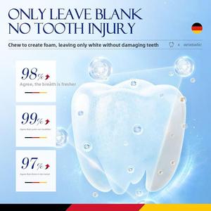 <span class=keywords><strong>Dentifrice</strong></span> Solide <span class=keywords><strong>Bio</strong></span> Goût Fruité en Comprimés pour Dents Sensibles, Blanchissant, Bain de Bouche <span class=keywords><strong>à</strong></span> <span class=keywords><strong>Croquer</strong></span>, 30 Comprimés - Product Image 4