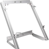 Support triangulaire en alliage d'aluminium pour panneaux solaires photovoltaïques sur balcon de camping-car - Cadre triangulaire réglable à plusieurs niveaux