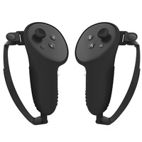 Pour Quest 3 VR contrôleur coque de boîtier de protection complète avec poignée poignée Silicone peau couverture accessoires de jeu