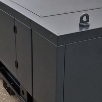 Groupe électrogène diesel silencieux de type canopy de 200 kW pour alimentation de secours d'urgence, triphasé 400 V 50 Hz