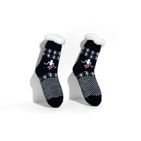 Hochwertige Transparente Crew-Socken mit Flauschigem Vintage-Cartoon-Design für Frauen, Täglicher Gebrauch