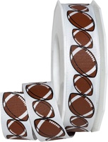 Ruban gros-grain thermocollant OKAY pour la vente en gros, idéal pour les équipes de baseball, basketball, football, les sports collectifs, les nœuds pour cheveux, les couronnes, les lanières et l'emballage cadeau