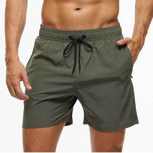 Wholesale Customized Logo Plain Blank Board Shorts 4 Way Stretch <b>Men</b> Swim <b>Trunks</b> Beach Wear - Product Image 1