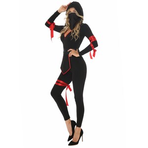Halloween mujeres <span class=keywords><strong>Ninja</strong></span> mono moda fiesta Sexy apretado <span class=keywords><strong>Ninja</strong></span> <span class=keywords><strong>disfraz</strong></span> - Product Image 2