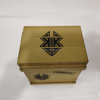 Cetak kustom Logo kecil pengiriman kayu lapis kotak peti kayu miniatur pengiriman wadah hadiah kotak penyimpanan Mini untuk dijual