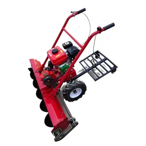 Road gasoline snow plow road sweeping hand-push snow removal machine small home sweeper