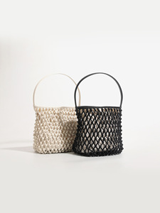 Nouveau sac cabas en paille tressé décontracté pour femme, collection été 2025, fait main avec fermeture à rabat, idéal pour la plage et les vacances décontractées - Product Image 6