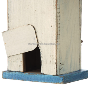 Fabrikant Groothandel Klassieke Outdoor Accent Weerbestendige Klassieke Houten Nestkast Hoge Kwaliteit Houten Vogelhuisje - Product Image 5