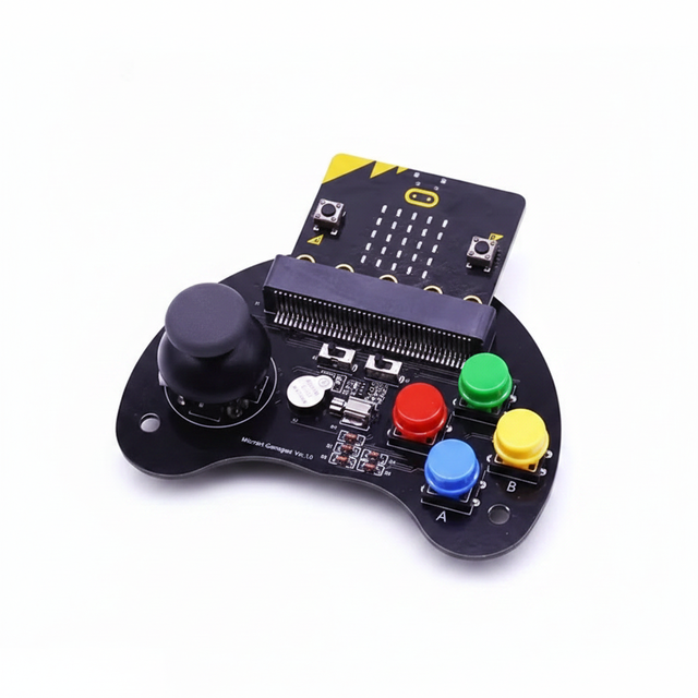 Microbit Programmable Gamepad Kit MicroBit Rocker Key Expansion Board with Wireless Remote Control Compatible with Raspberry Pi