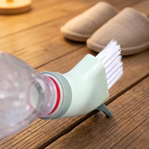 Cepillo de Limpieza Multifuncional para Botellas de Agua Mineral, Cepillo Angular para Uso en Seco y Húmedo, para Espacios y Esquinas del Hogar - Product Image 6