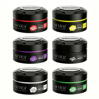 Cire coiffante mate personnalisée pour cheveux, séchage rapide, contrôle des bords, tenue forte pour hommes