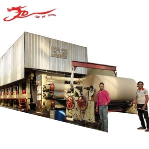 3800mm High Speed Carton Recycling Machine Cardboard Recycling Line Kraft <strong>Test</strong> Liner Paper Making Machine - Product Image 1