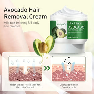 Crema de Aguacate Natural a Base de Hierbas para Hombres y Mujeres, Depilación Permanente Sin Dolor para Axilas, Cuerpo y <span class=keywords><strong>Vello</strong></span> Púbico, Marca Privada - Product Image 3