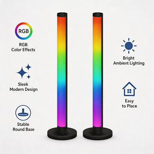<span class=keywords><strong>Barre</strong></span> lumineuse <span class=keywords><strong>de</strong></span> jeu RGB à commande vocale, lampe LED rythmique musicale - Éclairage d'ambiance <span class=keywords><strong>de</strong></span> bureau intelligent contrôlé par application pour configuration <span class=keywords><strong>de</strong></span> bureau <span class=keywords><strong>de</strong></span> <span class=keywords><strong>gamer</strong></span> - Product Image 1