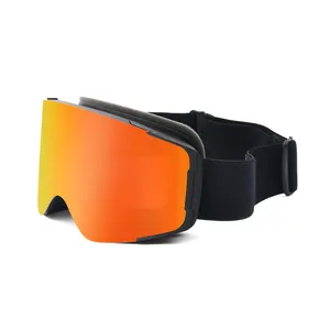 Adult Anti-fog Unisex Snowboard Googles Glasses Custom Logo Snow Ski Goggles