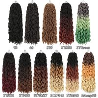 Parrucche Gypsy Locs in Seta per Crochet, Treccine Dreadlock Africane, Extension a Doppia Trama Realizzate a Macchina