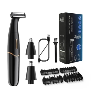One Blade Shaver razor Cordless Facial Body Hair Trimmer for <b>Men</b> Beard Shavers Stubble Hair <b>Cutter</b> Electric Nose Mustache Trimer - Product Image 1