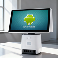 Mesin POS All-in-One TOUCH POS H02 dengan Printer Thermal Terintegrasi, Layar Sentuh 15.6 inci (Kapasitif 10 Titik), Sistem Operasi Windows/Android