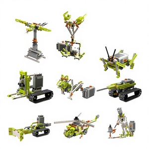 Juego de Bloques de Construcción de Plástico Educativos, Kits de Programación de Robots Mecánicos para Niños de 7 a 14 Años, Juguetes de Aprendizaje de Ciencias - Product Image 1