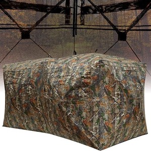 Tienda de Campaña de Camuflaje Ligera y Portátil para la Caza de Pavo y Ciervos, Tienda de Campaña de Caza Grande, Transparente e Impermeable de 270 - Product Image 1