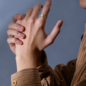 2025 nuovo anello intelligente da uomo di tendenza per il Fitness Tracker sottile in acciaio al tungsteno 5ATM anello per la salute per il controllo delle App gesto intelligente - Product Image 4