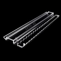 Supports en acrylique transparent de taille personnalisée avec poussoir festonné Supports de Mahjong en acrylique festonné de conception magnétique portable