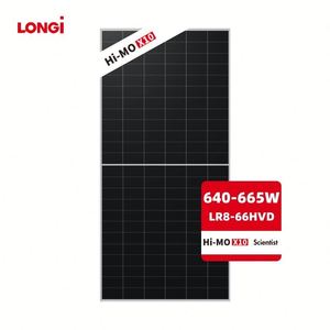แผงโซลาร์เซลล์แบบสองหน้า HI-MO 7 650w LR7-72HVD แบบ Half Cell ชนิด N รับประกัน 25 ปี ประสิทธิภาพ 23.2% กระจกคุณภาพสูง - Product Image 6
