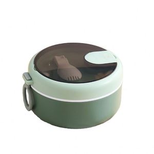 Wholesale Stock Student Kids Soup Bowl Set 900Ml Plastic Ramen Bowl Insulated Lunch Box for Office Workers Bento Lunch Box - Product Image 1