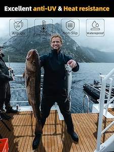 Revêtement de pont en <span class=keywords><strong>mousse</strong></span> EVA pour bateau, imitation teck, revêtement de pont marin, tapis marin pour bateau à moteur, camping-car, yacht, kayak, planche de surf, 94,5''x 15,7'' - Product Image 4