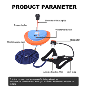 Compresseur <span class=keywords><strong>de</strong></span> <span class=keywords><strong>plongée</strong></span> sous-marine TUXING Z500 haute qualité, personnalisé, 10M, 5 heures d'autonomie, léger et puissant, pour système <span class=keywords><strong>de</strong></span> respiration autonome (Hookah) - Product Image 2