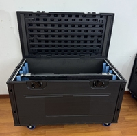 Flight case en plastique pour amplificateur, personnalisable en usine, avec écran LED, pour rack d'amplificateur et batterie