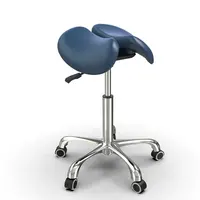 Saddle Dental Chair 2022 Hot Selling PU Leather Saddle Dental Chair Dental Saddle Stool For Dentist Chair Salon Saddle Stool Chair With Wheels