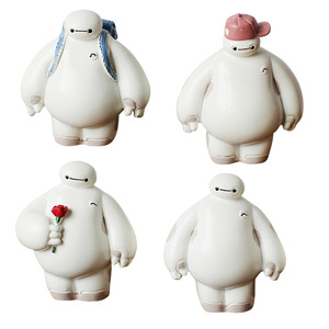 Big White Figurine Resin Craft Abstract Cartoon Home Decoration Desktop Ornament Handmade Decorative Item - Product Image 5