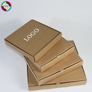 Caja de <span class=keywords><strong>Pizza</strong></span> Personalizada con Logotipo, Forrada con Papel de Aluminio, Ecológica, de Papel Kraft, con Aislamiento Térmico, para Entrega de Alimentos - Product Image 3