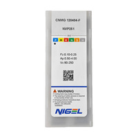 Kit d'inserts en carbure indexables de la marque Nigel - pour fraisage, tournage et rainurage, lot de 10 pièces