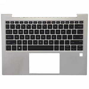 Venta al por mayor de teclado y reposamanos para portátil para HP EliteBook 835 G10, sin retroiluminación, Estados Unidos, EE. UU., plata, nuevo, venta al por mayor, 2017 - Product Image 1