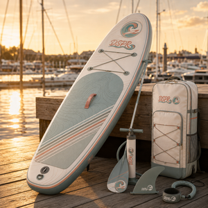 Planche de SUP écologique et portable idéale pour les visites à la plage, les excursions sur le lac et les loisirs aquatiques décontractés avec vos amis - Product Image 1
