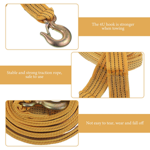 Tùy chỉnh 100% PP vàng kéo dây đeo chi phí thấp nhiệm vụ vật liệu cho xe & Xe tải ứng dụng xe kéo dây - Product Image 5