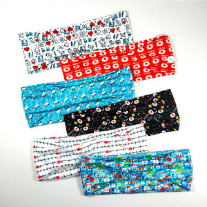 Genya Tùy Chỉnh Mới Nhất Thiết Kế Đầy Màu Sắc Đàn Hồi Twist Thắt Nút Rộng Bác Sĩ Y Tá Nút Headband Cho Phụ Nữ Y Tá Tóc Ban Nhạc - Product Image 1