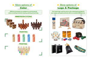 YumuQ Double dominos d'intérieur et d'<span class=keywords><strong>extérieur</strong></span> géants en bois. Six jeux en bois 28 pièces grande taille avec sac - Product Image 5