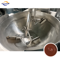 Marmite de cuisson industrielle électrique à agitation planétaire pour usine de transformation de légumes et de viande, mélangeur automatique pour sauce tomate, confiture, soupe, 1200L